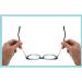 Stylish Cat-Eye Reading Glasses for Women | LTSrll TR Frame Blue Light Blocking +350 Presbyopia Glasses - Red Color - Buy Online on GoSupps.com