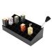 Socobeta lipstift rack container lipstick exhibition stand 36 grid make-up storage box make-up tools organizer lipstick for desktop (black)