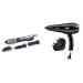 Babyliss AS121E Warm air brush MultiSstyle 1200 watt ionic 4 attachments 1 piece (1 Pack) & Cordkeeper 2000 Ionic hair dryer D373E unique cable catchment function under control 2000 watt bundle with ionic hair dryer D373e
