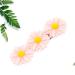 Uonlytech 10pcs Daisy Flower Hair Clips - Beach Wedding Hair Accessories for Women - Pink Hawaii Flower Barrettes - Buy Online on GoSupps.com