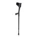 Crutch Lightweight Retractable Folded Elbow Arm Armpit Crutches Fractures Rehabilitation Polio Forearm Crutches Black