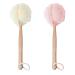 2nd bathing brush with long handle luffa back brush bathing sponges for showering shower sponge luffa scrubbing bath towel bath sponge brush luffa on a stick body tub baby wood