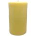3.75" Yellow Eucalyptus Scented Aromatherapy Pillar Candle - Relax & Refresh | International Shipping Available - Buy Online on GoSupps.com