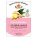 Organic Ginger Powder NPN 80090906/ Traditional Spice with Digestive Benefits/ 100g