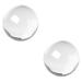 Beavorty massage tools 2st crystal fitness ball Mini tools massage ball baoding fitness ball exercise meditation sphere hand healing balls hamster cages older white crystal rouperst stone jade