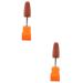 2pcs Diamond Drill bit Nails Drill bits Pedicure kit Nail Smoothing Drill Electric Nail Drill Accessories Silicone Drill bits for Nails Manicure Drill bits Major Machinery Picture 2x2pcs mediumx2pcs