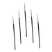 Ipetboom 5pcs Fine Eyeliner Brush Eyeshadow Applicators Eye Lipstick Brush Makeup Lipstick Applicator Face 14.50X0.40X0.40CM Black
