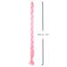 Buy Mybraids 2m Long Premium Light Pink Braid Hair for Rasta Braids Dreads & Box Braids - High-Quality Artificial Hair Extensions - Buy Online on GoSupps.com