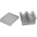 Haircutting Limit Comb Storage Box Transparent Grey Plastic Hair Clipper Guide Combs Accessories Holder - Buy Online on GoSupps.com
