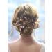 GraceWedding Bridal Jewelry | Vintage Red Gold Hair Accessories for Long Hair | Climbing Plants Design | 38 cm Crystal Rose Gold Hair Jewelry - Buy Online on GoSupps.com