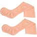 Healeved 2 Pairs Exfoliating Moisturizing Socks Rainbow Birthday Party Hats Feet Moisturising Socks Foot Care Supplies Dry Heels Socks Long Moisturizing Socks Girl Heels Sebs Women's Socks - Buy Online on GoSupps.com