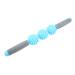 Muscle massage tab portable spiky ball yoga tab cellulite massage device fascia of muscle scooters for back arm leg thighs hips waist (blue)