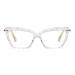 Computer Reading Glasses Blue Light Blocking Readers for Women Cat Eye Lightweight Frame Eyeglasses Anti Glare Lens Crystal Clear 1.25 x