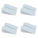 4 Pairs Invisible Inner Booster Pad Froth Height Happy Birthday Ribbon Shoe Inserts Height Lift Insoles Heel Inserts for Height Shoe Pads Student White Foam Heighten Heel Pad