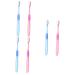 Partykindom 6 STK toothbrushes toothbrush with soft bristle gum care toothbrush children toothbrush ultraichen toothbrush tool for oral care after birth cleaning brush