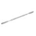 Scar Wax Spatula Portable Double Ended Scar Depotting Spatula Metal Cosmetic Makeup Stirring Rod Pallets Lipsticks Concealer Ointment Makeup Tools For Halloween Make Up Fake Wound Moulding Scars (L)