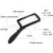 Magnifying Glasses Educational Hobby Magnifiers Handheld Rectangular Magnifying Glass with Led Light Reading Aids Magnifiers Comfortable Anniversary - Buy Online on GoSupps.com