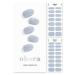 ohora Semi Cured Gel Nail Strips (N Felice) - Works with Any Nail Lamps Salon-Quality Long Lasting Easy to Apply & Remove - Includes 2 Prep Pads Nail File & Wooden Stick