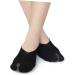 FOMIYES Men's Invisible Boat Socks Separator with Hallux Valgus Protector - Black, 1 Pair - Buy Online on GoSupps.com