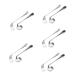 Lurrose 5 sentences cutlery for the left hand angled dining fork training spoon. Feeding angled cutlery angled spoon tablespoons of stainless steel food old curved spoon 17x4.5cmx5pcs silver x 5 pieces