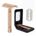 Long Handle Double Edge Safety Razor+10 blade
