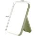 SupLee Foldable Desk Mirror - Portable HD Princess Square Beauty Mirror for Women - Ideal Gift - Light Green - Buy Online on GoSupps.com