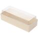 Restaurantware Taipei 7.5 Inch Rectangle Long Straight Lids - 100 Clear Plastic Lids for 18 oz Wooden Containers - Buy Online on GoSupps.com