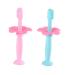 Goohochy 1stk Baby Training toothbrush toothbrushes for children toothbrush baby toothbrush all -round toothbrush for children bristle toothbrush -toothbrush for oral care clean pink 1 piece (1 Pack) pink