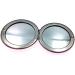Portable Double Sided Makeup Compact Mirror with Crystal Star - MIAO WU - Buy Online on GoSupps.com
