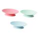 Healeved 3pcs Kids Bowl Suction Pad Suction Cup Stickers Anti-Fall Silica Gel