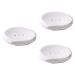 Ciieeo 3 Pcs Soap Container Soap Dishes for Soap Bar Soap Holder Soap Dishes for Bar Soap Shower Soap Holder Soap Case for Bar Soap Shower Soap Dish Soap Dish for Shower White