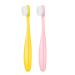 ENERRGECKO 360 Toothbrush with Over 10 000 Soft Bristles for Effective Teeth Brushing for Children Kids Love Them - Yellow/Pink