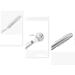 Stainless Steel Foot Scraper Set - Callus Shaver & Hard Skin Remover Pedicure Kit with 10 Replacement Blades - Buy Online on GoSupps.com