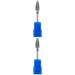 POPETPOP 2pcs Nail Polisher Nail Art Drill Bit Safety Bits for Nail Drill Nail Polish Heads Power Tools Nails Portable Manicure Polish Tools Multifunction Nail Machine Tungsten Steel Alloy 7x1.3.cmx2pcs As Shown 2x2pcs