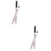 Angoily 2pcs Eyebrow Pen Women Eyebrow Pencil Liquid Eyebrow Pen Water Proof Eyebrow Powder Miss 1 count (Pack of 1) As Shownx2pcs