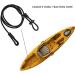 MOOCY Kayak Paddle Leash - Adjustable Safety Rod for Kayaking, Canoeing, SUP Boarding - 2 Pack - Buy Online on GoSupps.com