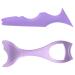 Didiseaon 2pcs Eyeshadow Heated Lash Curler Mascarades for Women Eyeliner Make up Aids Ruler Third Gear 15x5.7cm