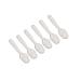 500 Pcs Disposable Clear Plastic Spoons Plastic Mini Ice Cream Spoons for Ice Cream and Dessert 7.5x2cm