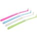 Interspace Toothbrushes - Soft Single & Narrow Interdental Brushes for Orthodontic Care (8 Pieces) in Blue Green Pink White - Detailed Cleaning for Braces - Buy Online on GoSupps.com