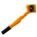 LIZHOUMIL Bike Chain Cleaner, Chain Cleaning Tool, Brushes for Clean Chain, Bikes & Motorcycles Chain Cleaning Brush Tool Yellow