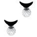Mipcase Eyeshadow Stamp Crease 2 Pcs Makeup Make up Kit Eye Shadow Seal Eye Shadow Tool Stamp Die Crystal 5.4*5cmx2pcs As Shownx2pcs