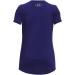 Under Armour Girls' Tech Twist Workmark Short Sleeve Crew - Sonar Blue/Nebula Purple/Baja Blue (Medium) - Buy Online on GoSupps.com
