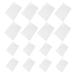 NUOBESTY 60 Pcs Rice Paper Xuan Paper for Writing Fu Character Paper Calligraphy Paper Sheng Xuan Blank