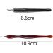 Cuticle Remover 4 Pcs Cuticle Trimmer Cuticle Pusher V Shaped Cuticle Pusher Manicure Dead Skin Removal Tool for Finger and Toenail Care - Buy Online on GoSupps.com