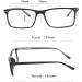 Fuqinqingoz Robust Reading Glasses | Anti-Blue Light Computer Readers | HD Clarity for Men & Women | Flat Lighting Mirror | Color C2 Size +100 - Buy Online on GoSupps.com