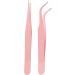 Evember Pink Craft Tweezers for Scrapbooking - Perfect for Stickers & DIY Eyelashes Accessories - Buy Online on GoSupps.com