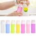 Buy Tvoip 5Pcs Silicone Refillable Travel Bottles - 38ml Mini Portable Press Bottles (Random Color) - Ideal for International Shipping - Buy Online on GoSupps.com