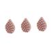 Beavorty 3 pcs bathing brush tooth comb shampoo peeling for the scalp portable hairbrush massage device bathroom brush care hair comb a bathroom take clothes washing brush peeling brush pink