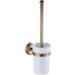 Bathroom Toilet Bowl Brush and Holder Bathroom Cleaning Bathroom Hardware Pendant European-Style Bathroom Copper Ceramic Ttoilet Cup Set Wall-Mounted