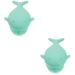 FOMIYES 2pcs Silicone Brush Massage Tool Toddler Tools Bath Scrubber for Body Shower Body Scrubbers Silicone Hair Scrubber Baby Shampoo Brush Adult Hair Brush Kids Head Brushes Bath Brush